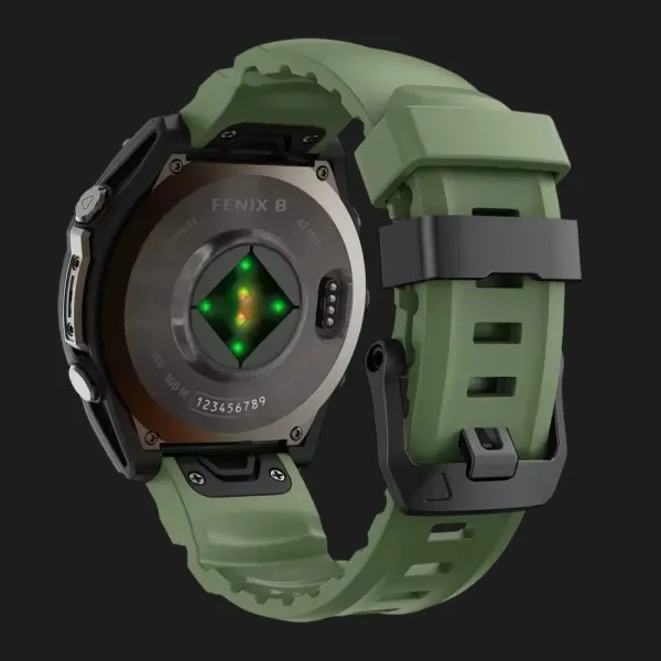 Ремінець Silicone Band Original Assembly для Garmin (QuickFit 26) (Midnight Green)