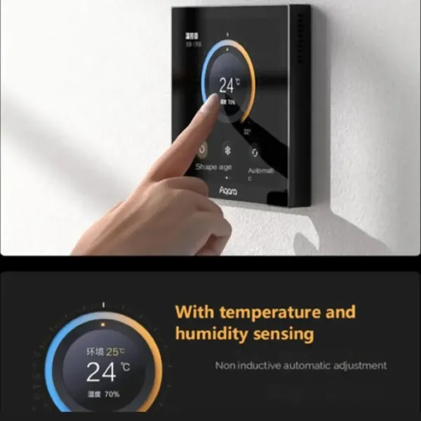 Розумний термостат Aqara S3 Smart Thermostat Panel (Grаy) (CN)