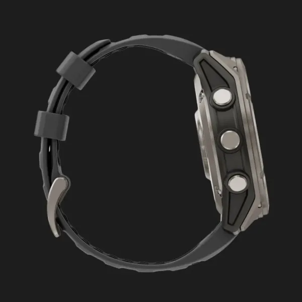 Garmin Fenix 8 Pro 47mm AMOLED Sapphire Titanium with Graphite/Black Silicone Band
