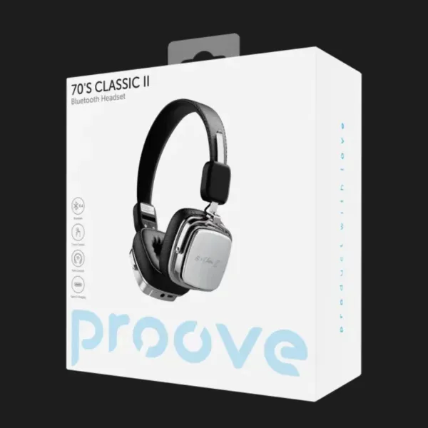 Навушники Proove 70's Classic II (Silver Black)