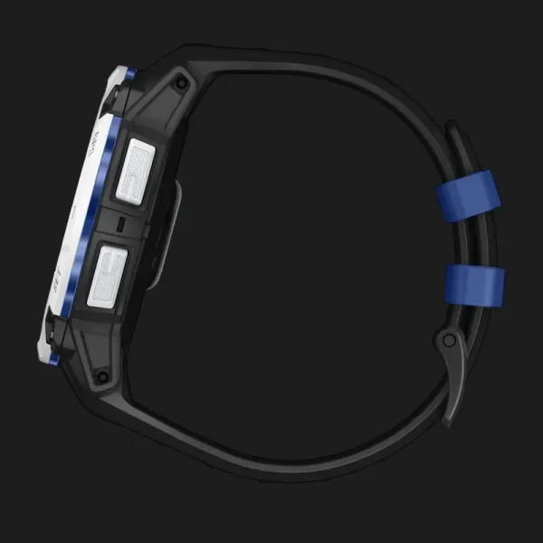 Garmin Instinct 3 50mm Solar Whitestone with Black/Bolt Blue Band