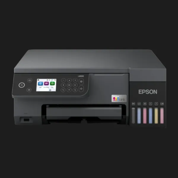 БФП cтруменевий Epson EcoTank L8100 (Black) (C11CK94401)