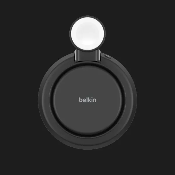 Безпровідна зарядка Belkin 3в1 UltraCharge Pro Magnetic Charging 25Вт Dock (Charcoal)