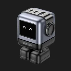 Блок живлення UGREEN CD361 65W Nexode Robot GaN Tech USB + 2 x USB Type-C (Gray)