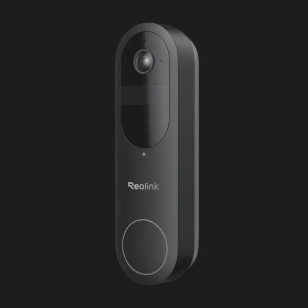 Відеодзвінок Reolink D340B (Video Doorbell Wi-Fi/АКБ) (Black)