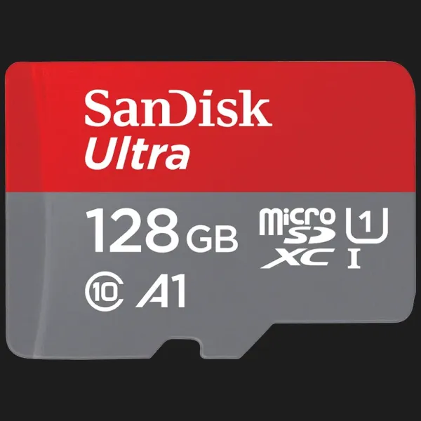 Карта пам'яті SanDisk Ultra microSDXC 128GB UHS-I U1 + SD Adapter