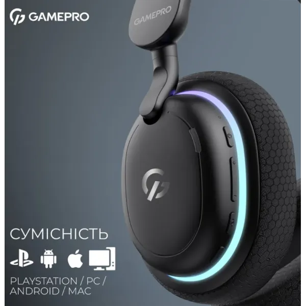 Ігрова гарнітура Gamepro Asgard Bragi (HSW250B) (Black) (UA)