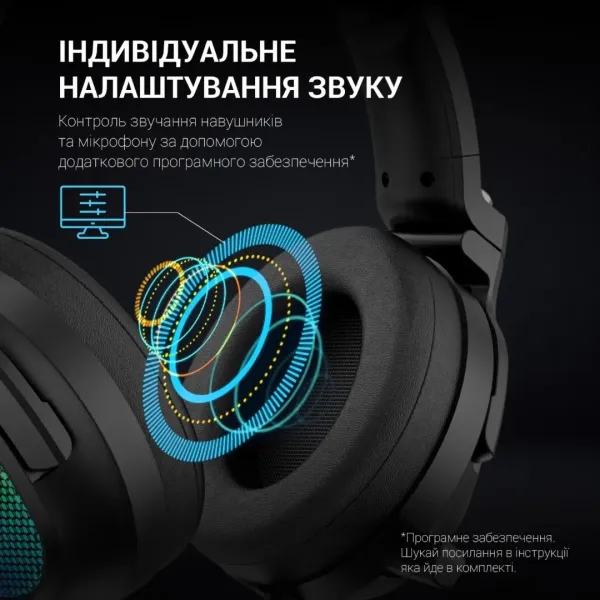 Ігрова гарнітура Gamepro HS1300 (Black) (UA)