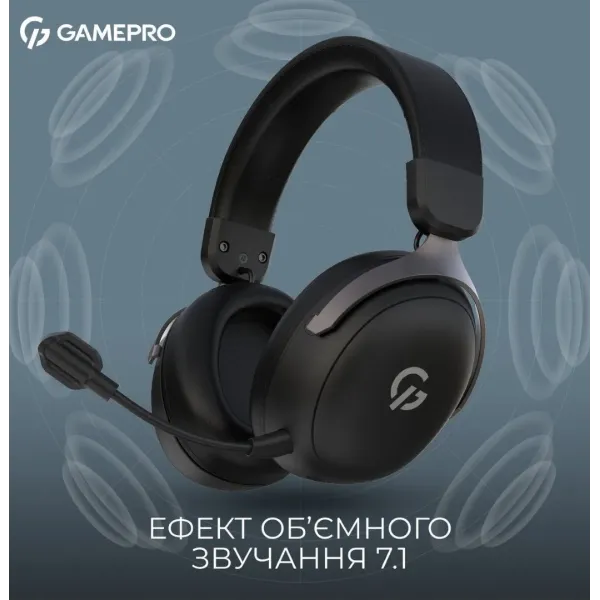 Ігрова гарнітура Gamepro HSW201B (Black) (UA)