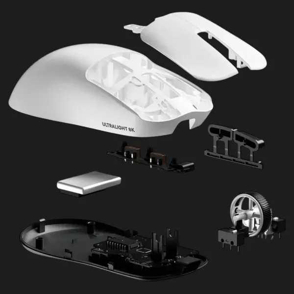 Ігрова миша GamePro Asgard Odin Wireless/USB-C 8K PAW3950 (GM035W) (White) (UA)