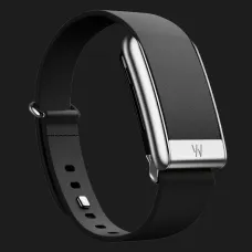Ремінець Whoop LeatherLuxe Band для Whoop 5.0 (Black with Titanium) (Size S)