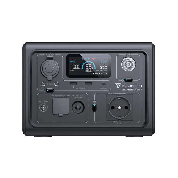 Зарядна станція BLUETTI EB3A Portable Power Station (PB930784) 600W 268Wh