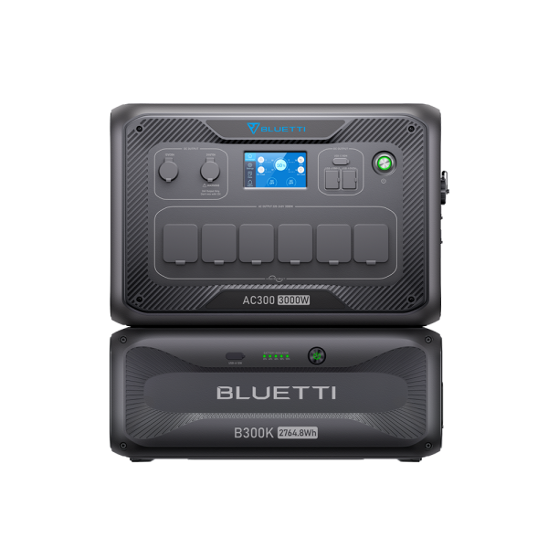 Комплект зарядної станції BLUETTI AC300 + battery module B300K 3000W 2764Wh